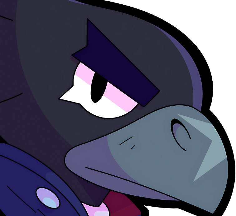 Crow portrait